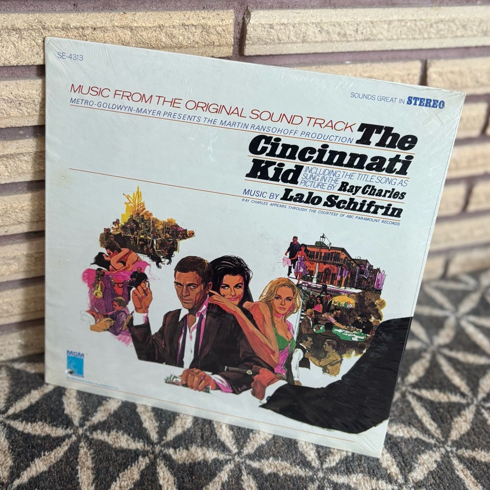 60's "The Cincinnati Kid" Soundtrack - NEW - 60's Movie Record - Steve McQueen